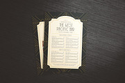 Art Deco Menu, a Flyer Template by The Good Store (Thumbnail 6 of 6)