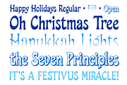 Happy Holidays - vintage poster font, a Font by Comicraft Fonts (Thumbnail 2 of 5)