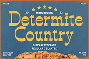Determite Country - Display Typeface, a Font by Letterhend Studio (Thumbnail 1 of 9)