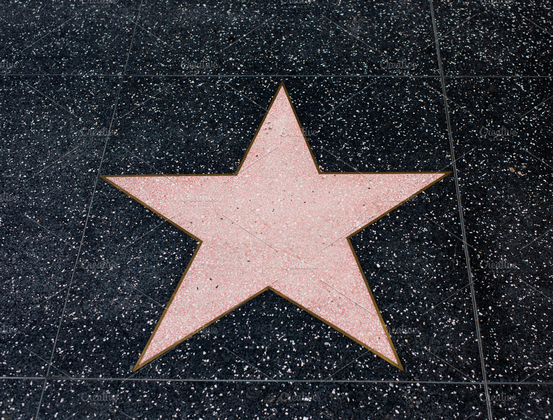 Hollywood Empty Blank Star, an Arts & Entertainment Photo by NomadicA