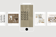 Modernist Social Media Template, a Device Mockup by Le Maison Bohem (Thumbnail 6 of 11)