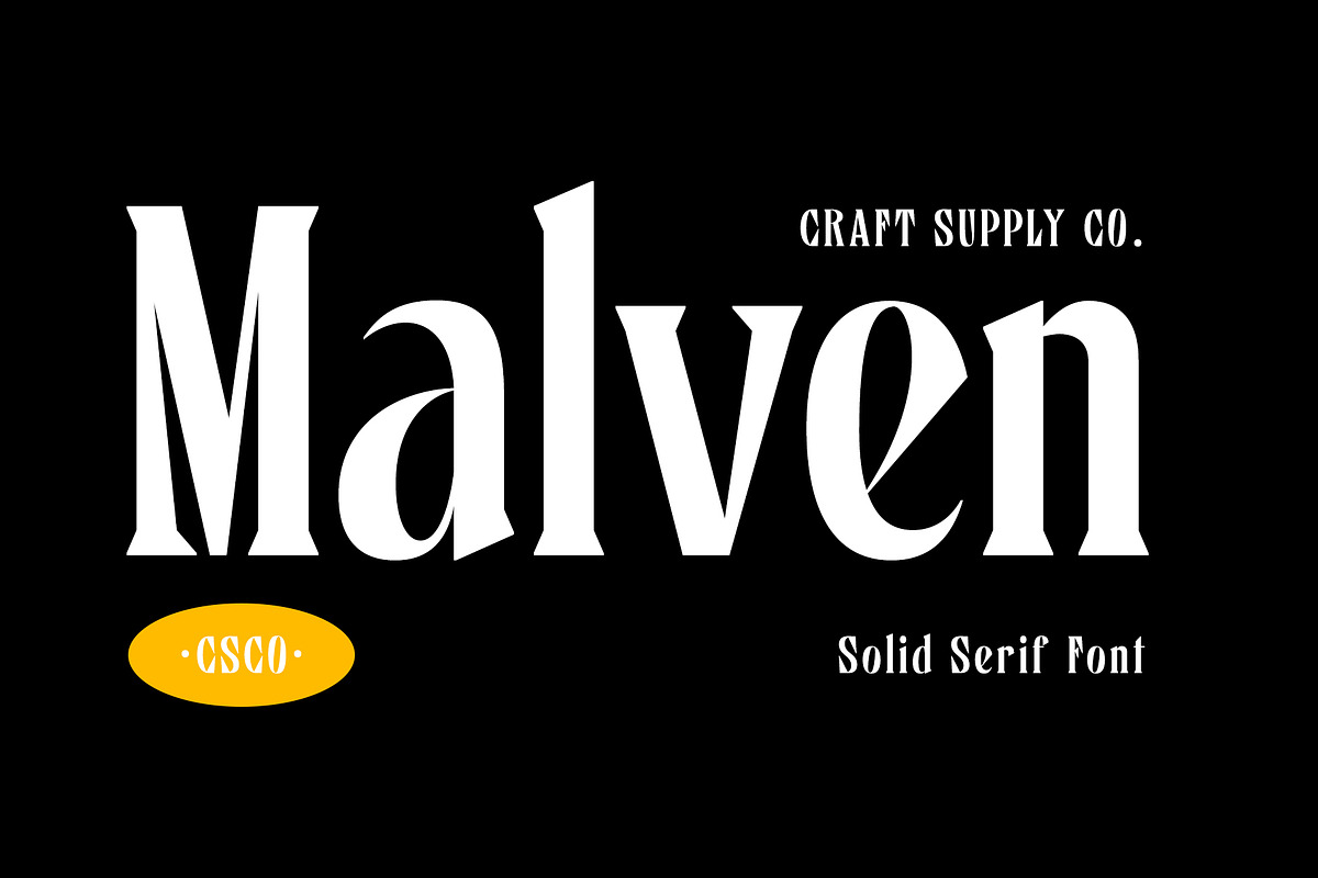 Classic Retro Font Bundle - 80% OFF, a Serif Font by Craft Supply Co. (Photo 8 of 22)