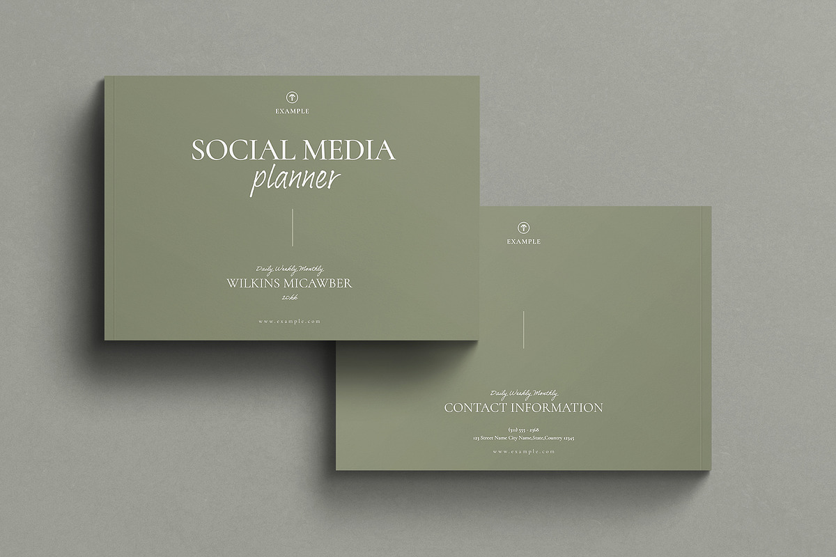 Social Media Planner Landscape, a Magazine Template by E-Type (Photo 7 of 7)