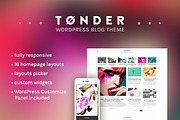 Tønder - WordPress Blog Theme, a WordPress Template by eppearance (Thumbnail 1 of 2)