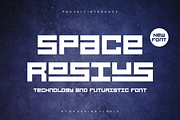 Space Rosius - Tech & Digital Font, a Sans Serif Font by QR Design Studio (Thumbnail 1 of 6)