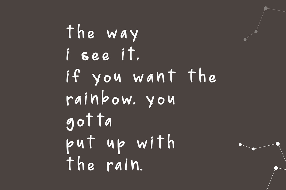 Brighter Sunshine| Quotable Font Duo, a Font by Analogous (Photo 6 of 13)