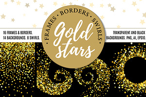 Gold stars bundle