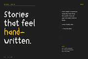 Vinew - Handwritten Display Typeface, a Handwritten Font by Lettra Studio (Thumbnail 4 of 17)