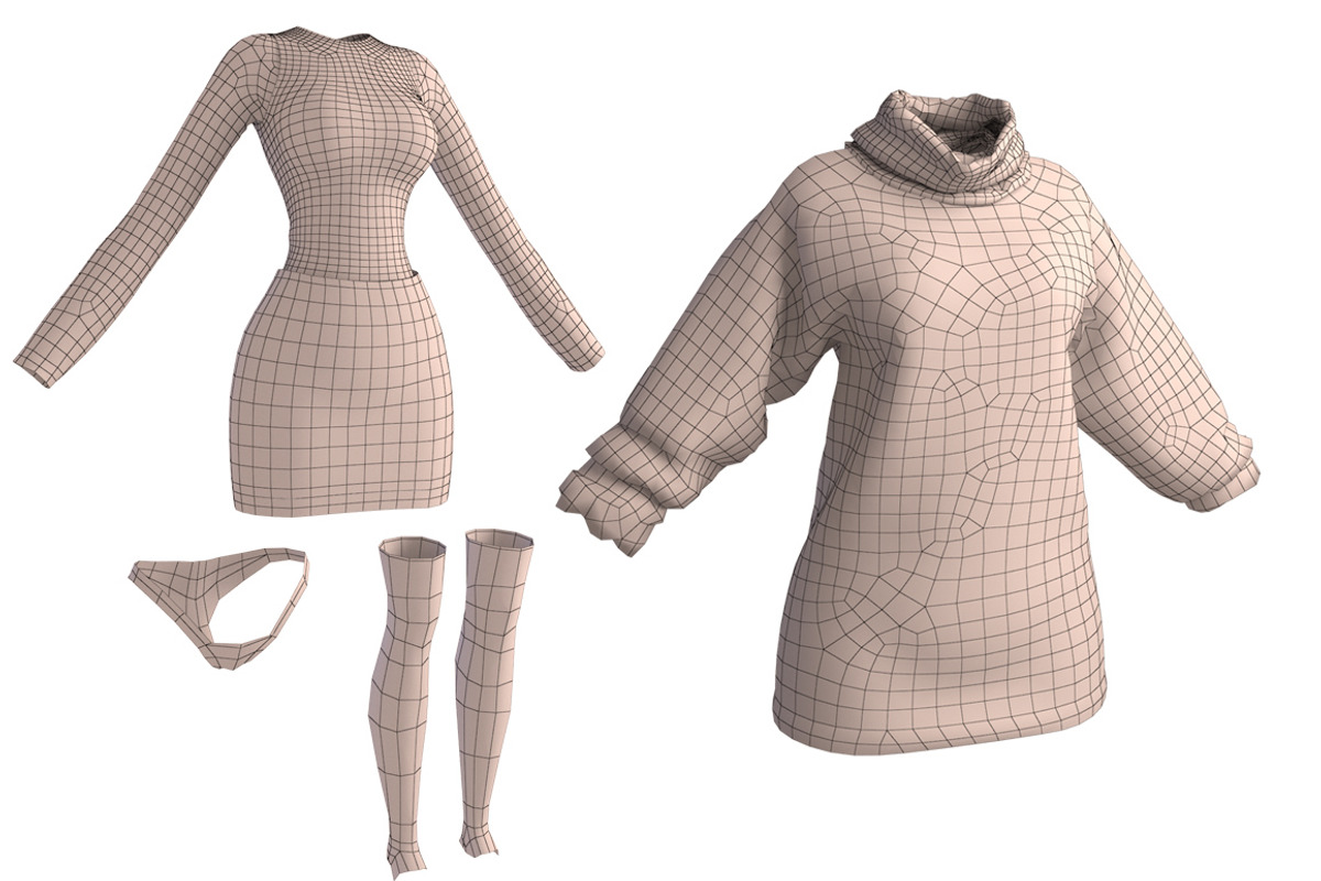 3D Stylized Girl_SG2FC, a Characters & Person 3D Model by LomellRueca (Photo 7 of 11)