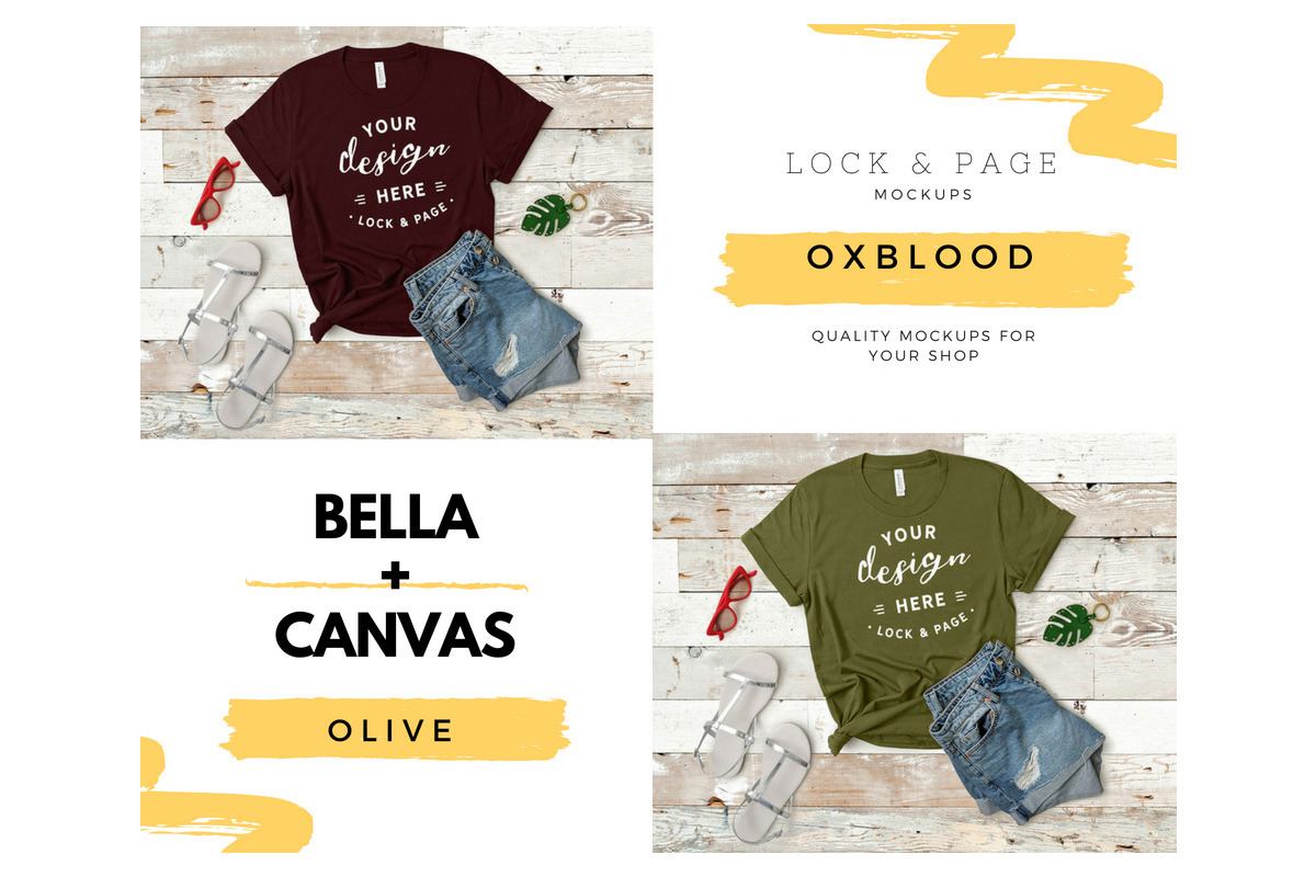 Bella Canvas 3001 Mega Bundle Mockup, a Shirt Mockup by lock and page (Photo 39 of 84)