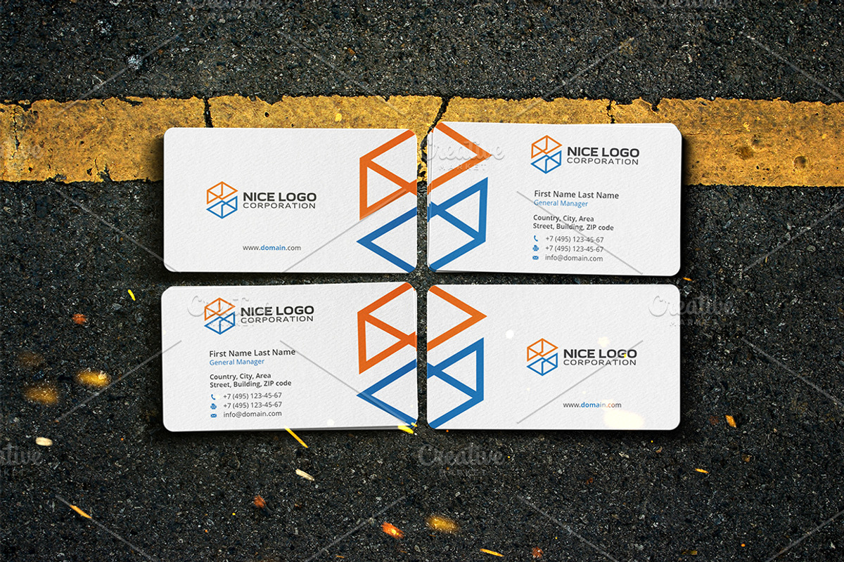 engineering and construction busines, a Business Card Template by Indigo Graphic Shop (Photo 4 of 4)