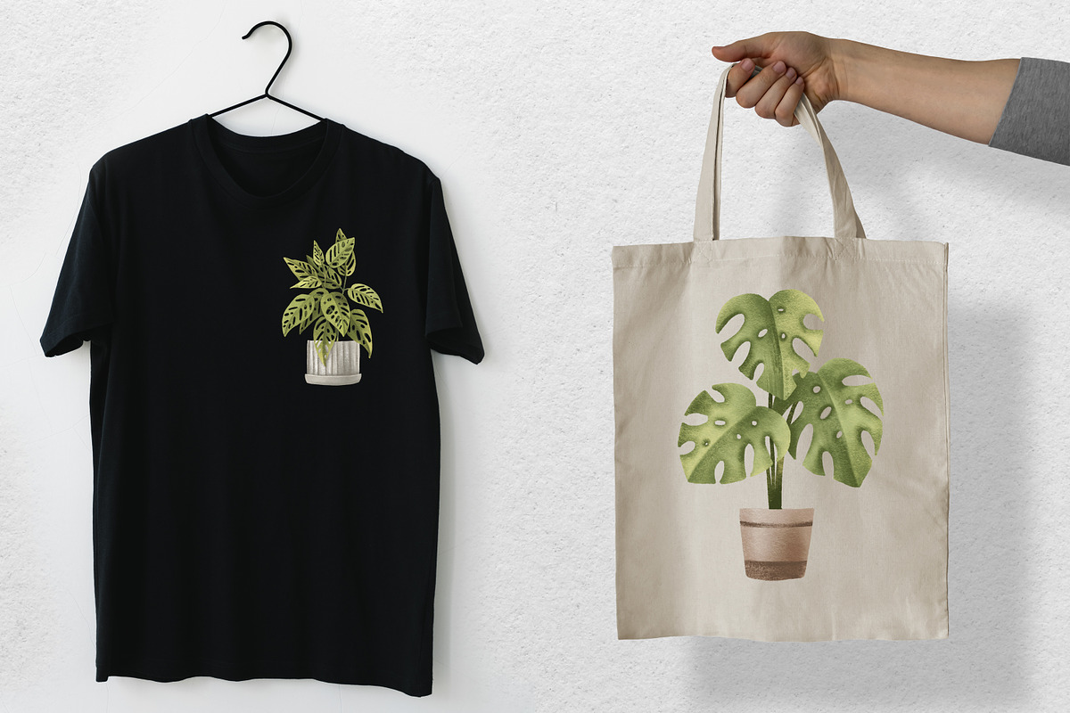 Cozy House Plants Clipart, a Decorative Illustration by the_myro (Photo 10 of 10)