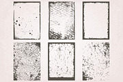 18 Grunge Frames Backgrounds Set, a Texture Graphic by Digiselector Design Goods (Thumbnail 3 of 5)