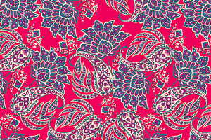 8 Paisley Seamless Vector Pattern