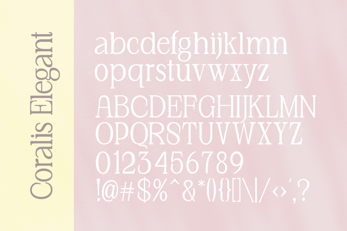 Coralis Elegant, a Sans Serif Font by Gatype (Photo 9 of 10)