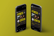 Fitness Center Flyer Template, a Flyer Template by Neermana (Thumbnail 4 of 4)