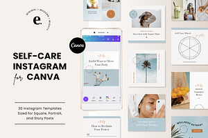 Self-Care Instagram Canva