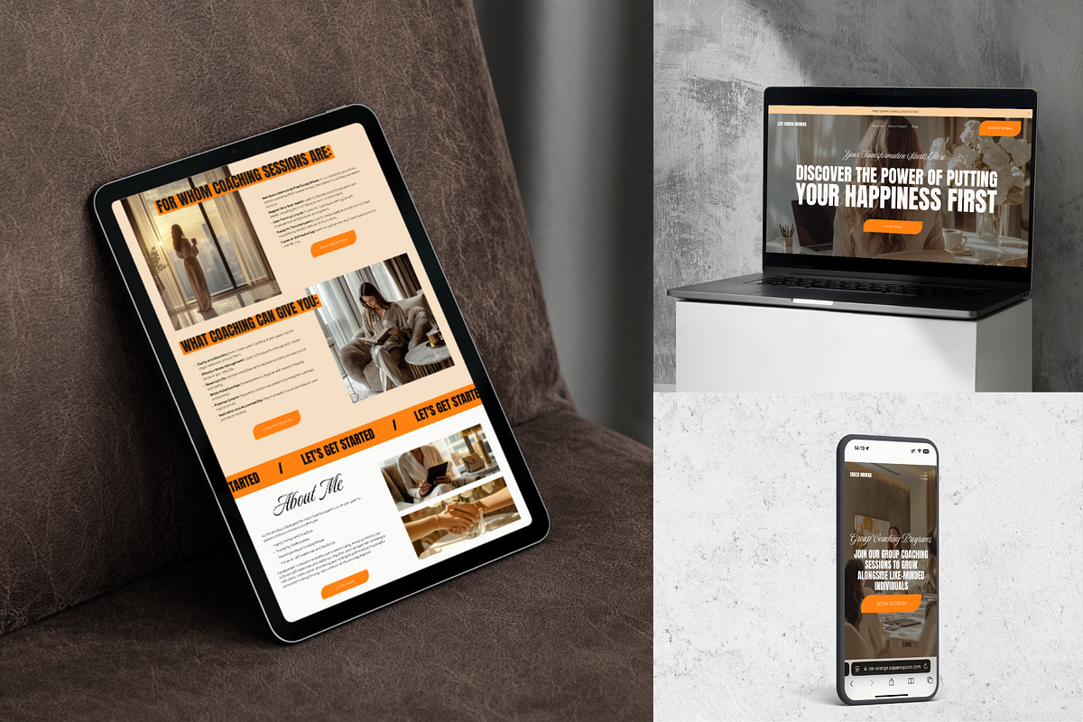 Coach Squarespace Website Template, a Squarespace Template by DesignsbyMariaStudio (Photo 8 of 10)