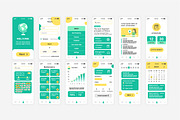 Mobile App UI Kit, a Templates & Theme by alexdndz (Thumbnail 8 of 21)
