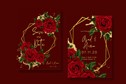 Royal Red Wedding Invitation Design, an Invitation Template by Weddinginvitation by Fati (Thumbnail 1 of 2)