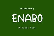 Enabo - Font 2025, a Sans Serif Font by Yantinvato (Thumbnail 1 of 4)