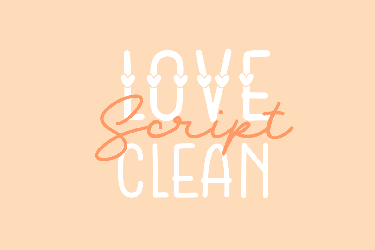 Kiss Muach | 3 font with love, a Script Font by Joko Setiono (Photo 8 of 8)