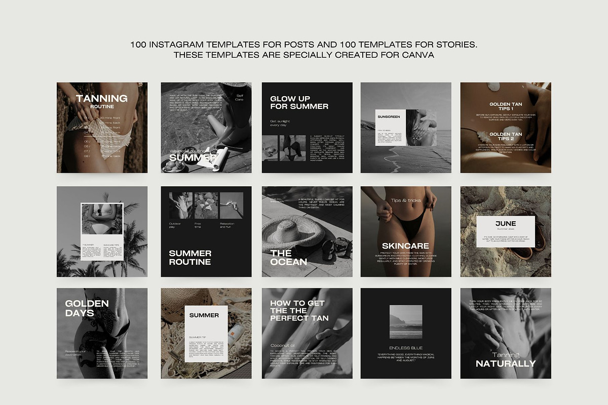 1500 Aesthetic Instagram Templates, a Social Media Template by Instprofi | Studio Estimo (Photo 30 of 60)