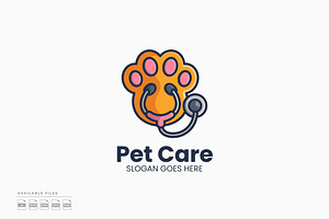 Pet Care Logo, a Branding & Logo Template by Zeer Graphic