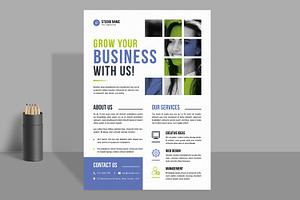 Corporate Flyer Template, a Flyer Template by ContestDesign