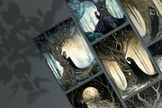 Entangled Tree Dryads Postcards, a Decorative Illustration by The Dutch Lady Designs (Thumbnail 5 of 5)
