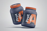 Protein Jar Mockup, a Packaging Mockup by zippypixelstudio (Thumbnail 10 of 15)