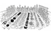 50 Garden Frame Silhouette Bundle, an Illustration by musafir_fashion (Thumbnail 18 of 51)