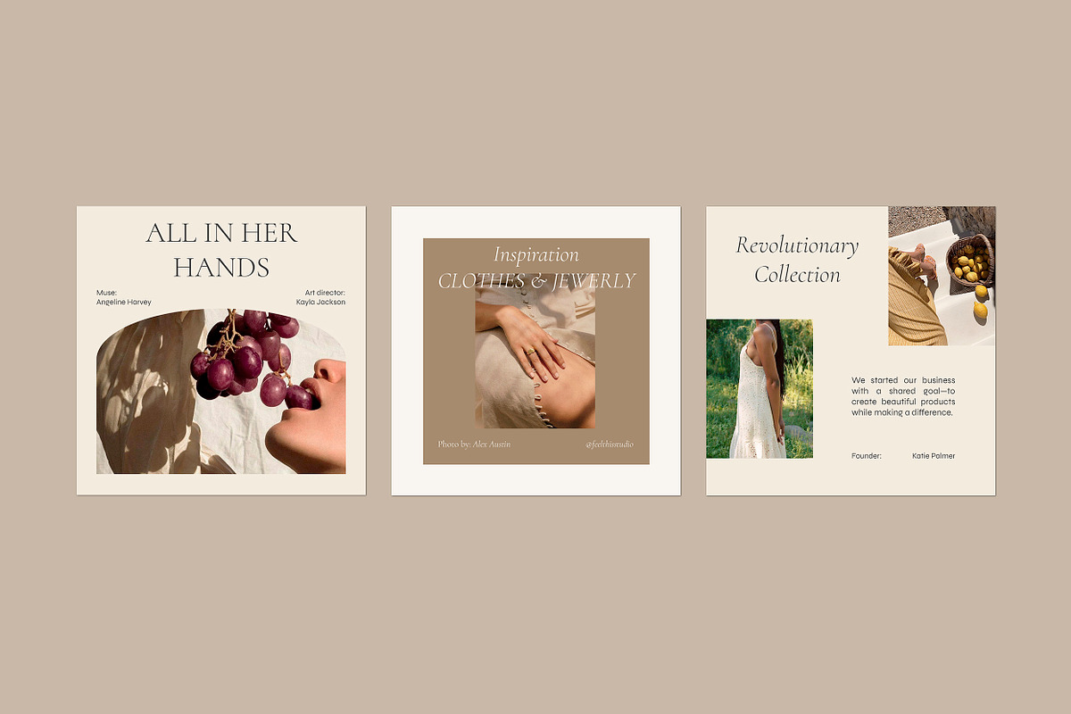 Romance Social Media Pack PS, a Social Media Template by Feel This (Photo 7 of 18)