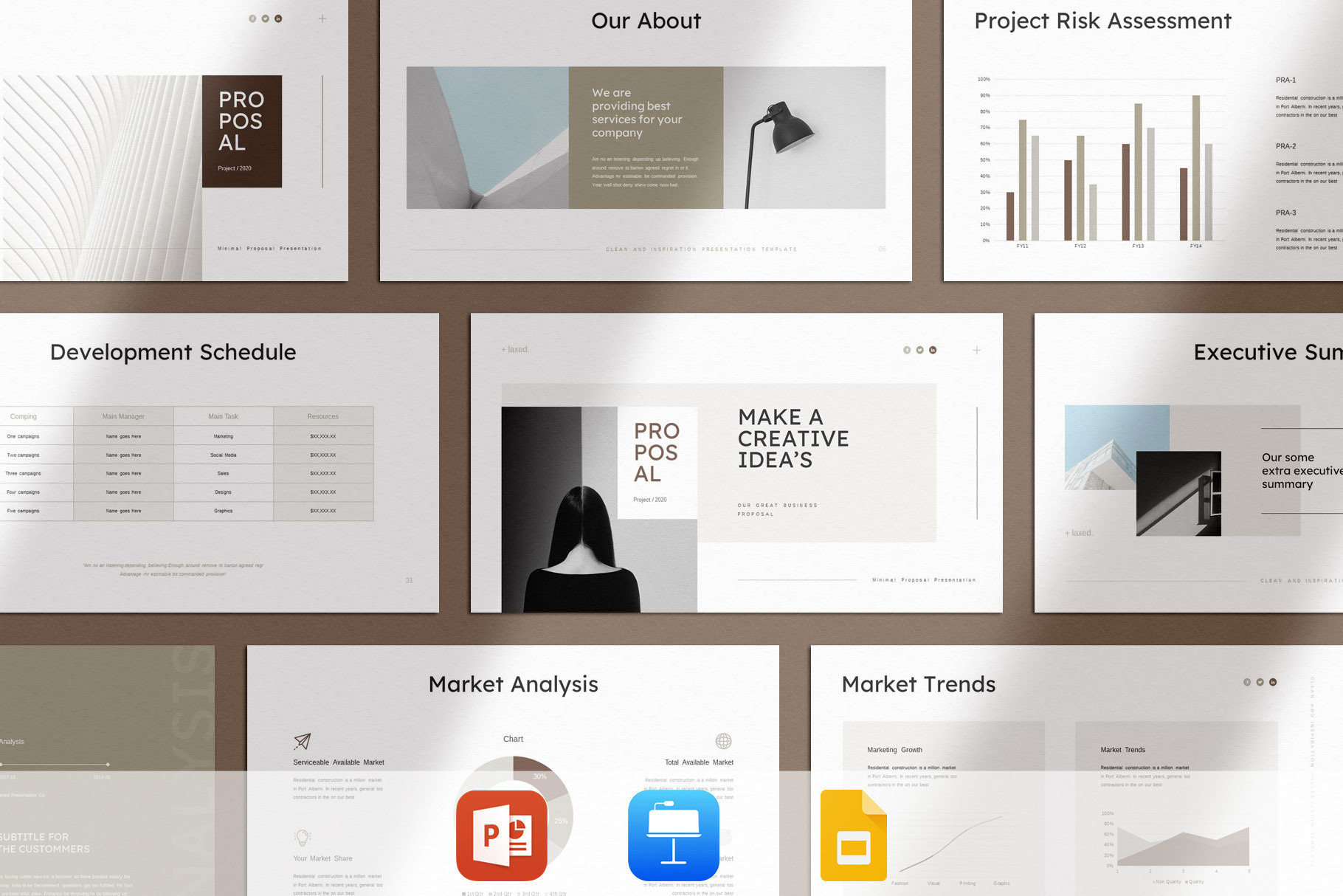 Project Proposal Keynote Template, a Presentation Template by ...