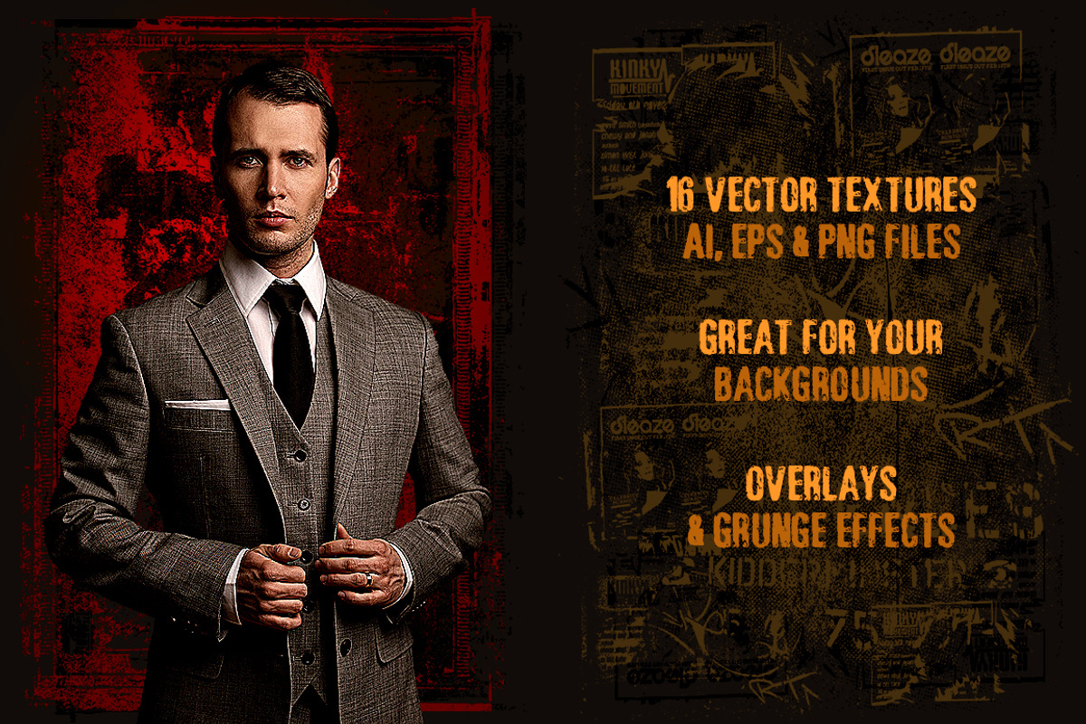 Vector Grunge Textures