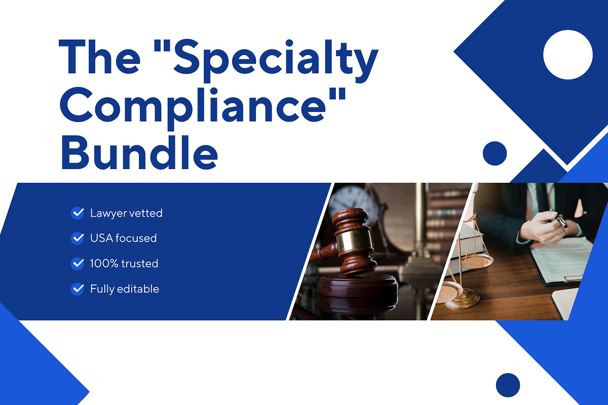 The Specialty Compliance Bundle, a Stationery Template by Premium Digital Templates (Photo 2 of 2)