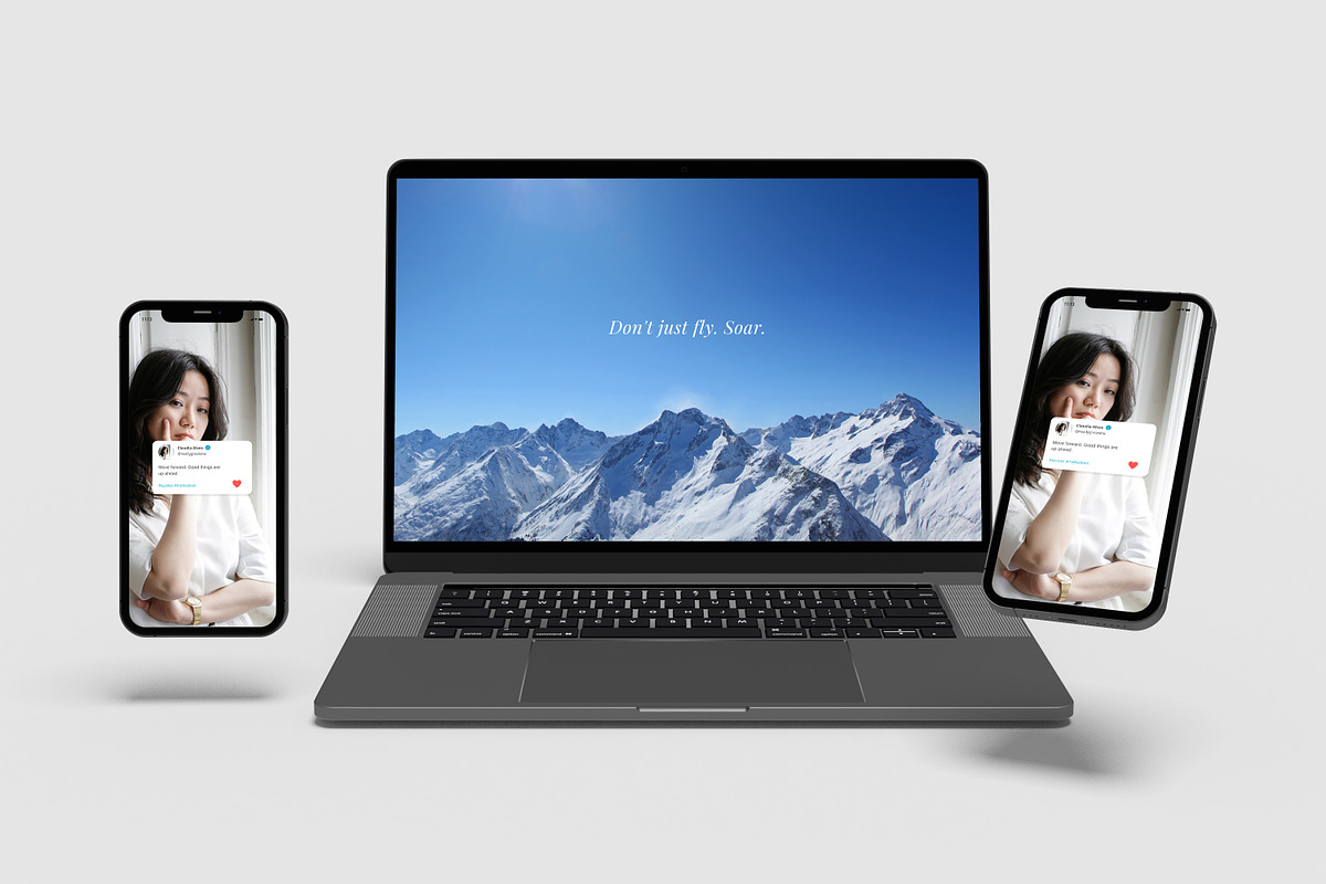 Laptop And Smartphone Mockup, an iPhone Mockup by seramoe (Photo 8 of 9)