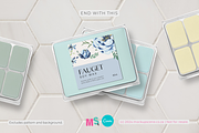 Wax Melts Label Mockup for Canva, a Packaging Mockup by Mockup Scene (Thumbnail 9 of 17)