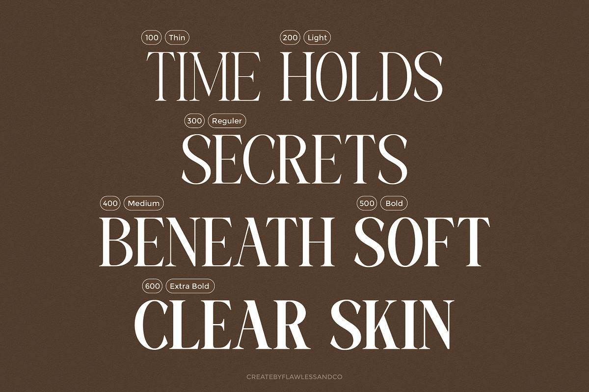 Mustyserif - Family Serif Font, a Serif Font by Flawless And Co (Photo 7 of 10)