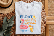 Float Drink Tan Repeat Shirt, an Illustration by SharpMarketplace (Thumbnail 5 of 9)