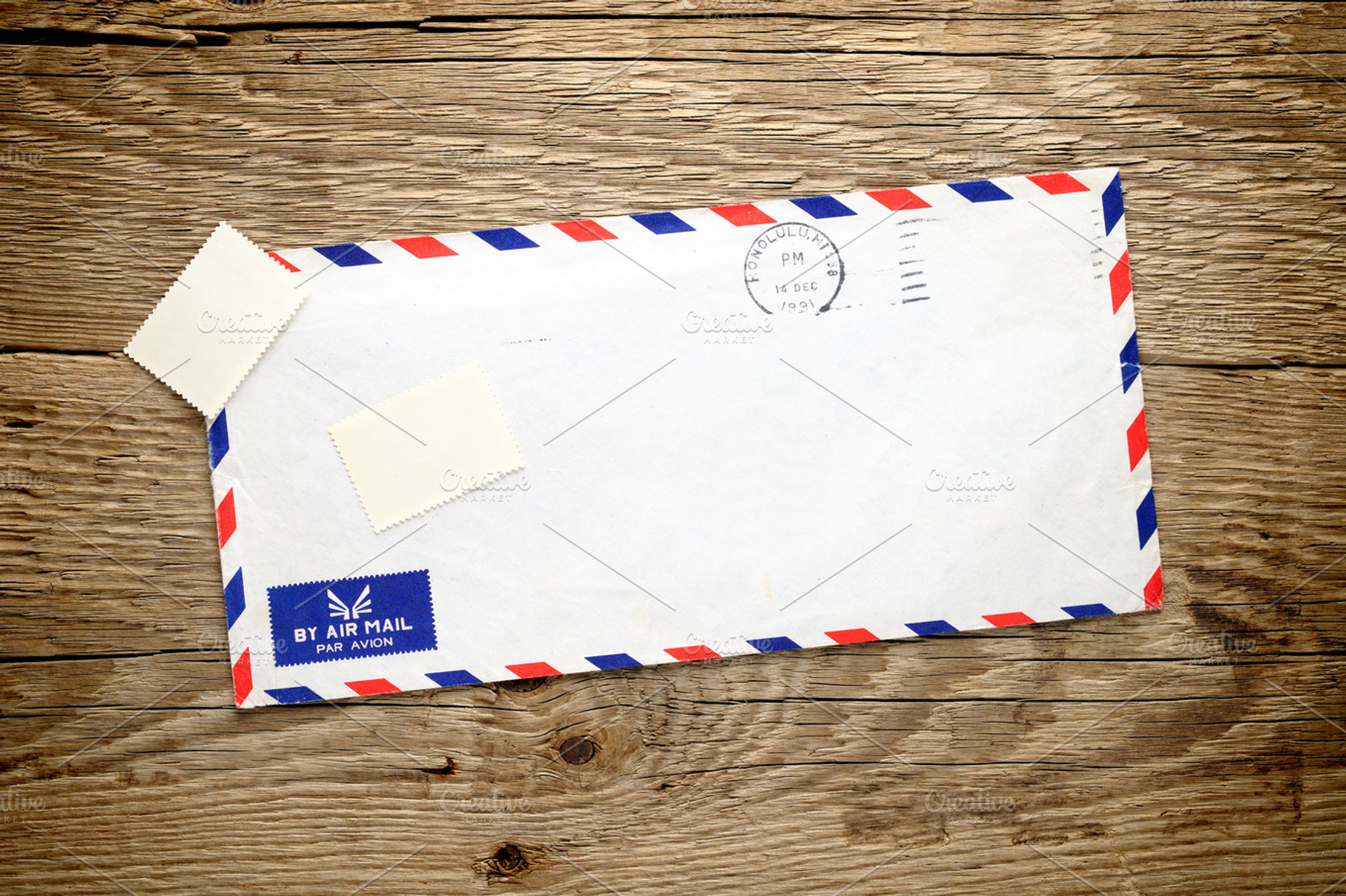 Old envelope stock photo containing correspondence and envelope