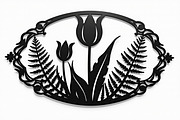 Intricate Silhouette Frame Pack, an Illustration by Creativeshirt (Thumbnail 3 of 9)