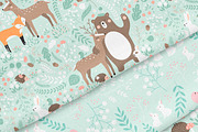 Forest Friends clipart and pattern, a Pattern Graphic by Inna Moreva (Thumbnail 3 of 4)