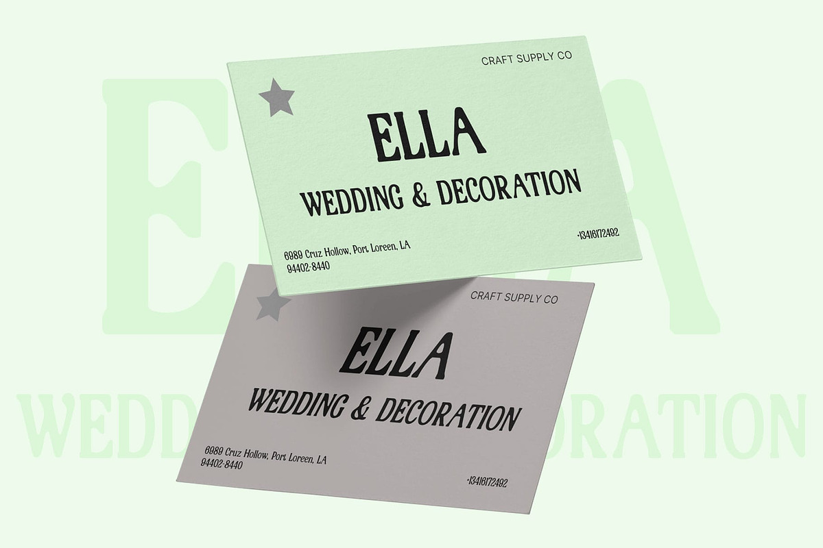 Helvine Blur, a Serif Font by Craft Supply Co. (Photo 6 of 8)