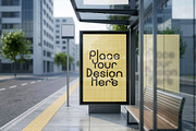 4 Vertical Bus Stop Screen Mockups, an Advertising Mockup by smishura (Thumbnail 9 of 11)