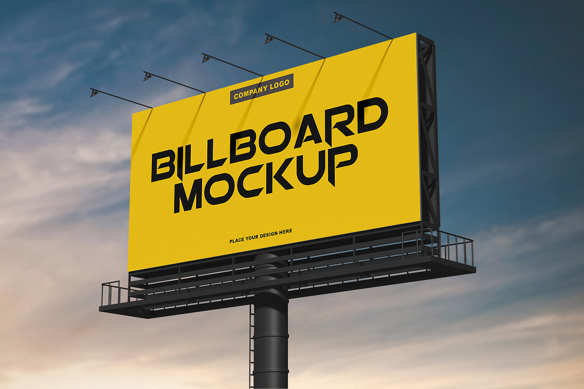 Billboard Mockup, an Advertising Mockup by mockupbuys (Photo 4 of 10)