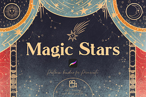 Magic Stars. Brushes for Procreate