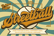 Streetball Vintage Font, a Script Font by RedyStudio (Thumbnail 9 of 12)