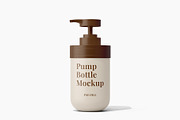 Pump Bottle Mockup, a Cups & Container Mockup by Akebareee (Thumbnail 1 of 3)