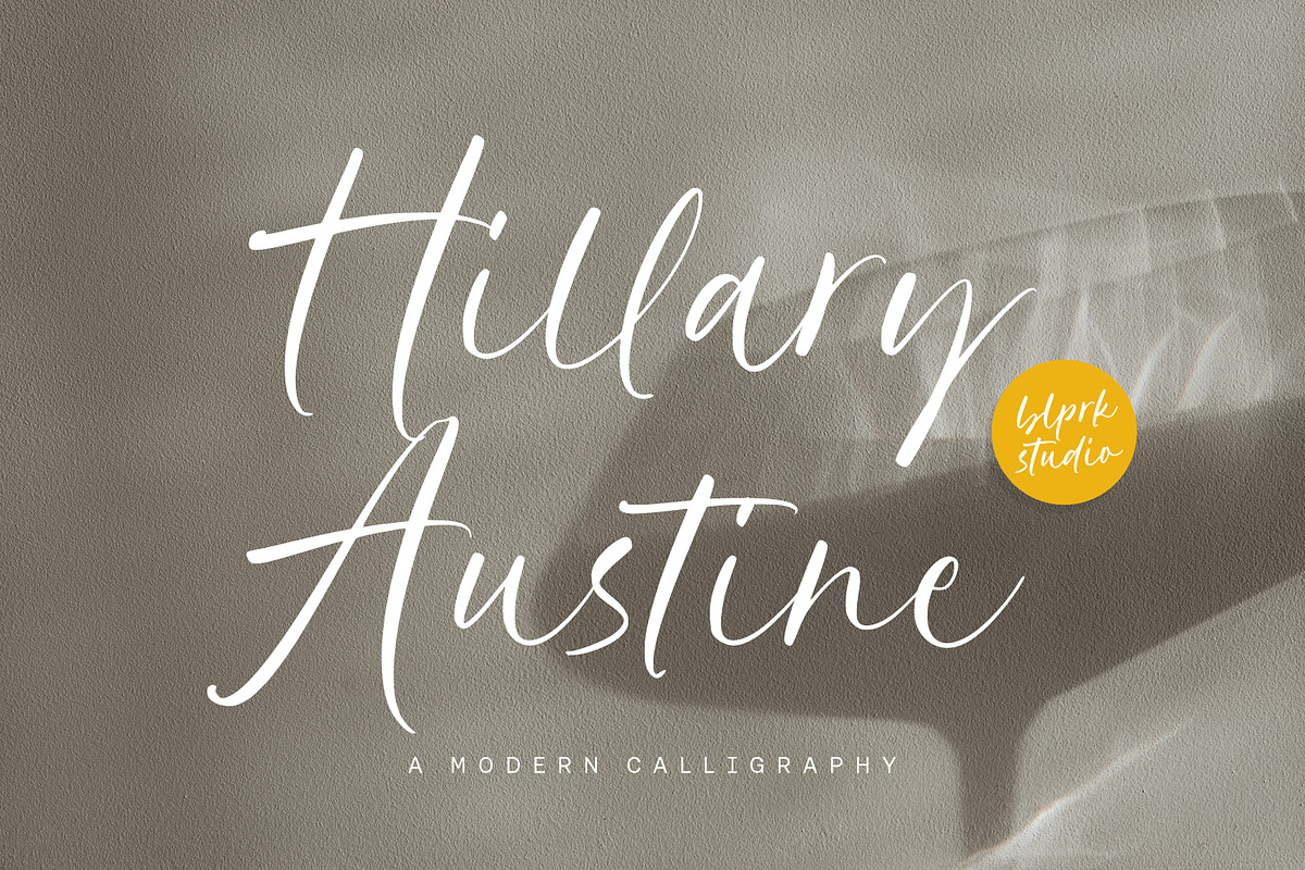 Hillary Austine Font